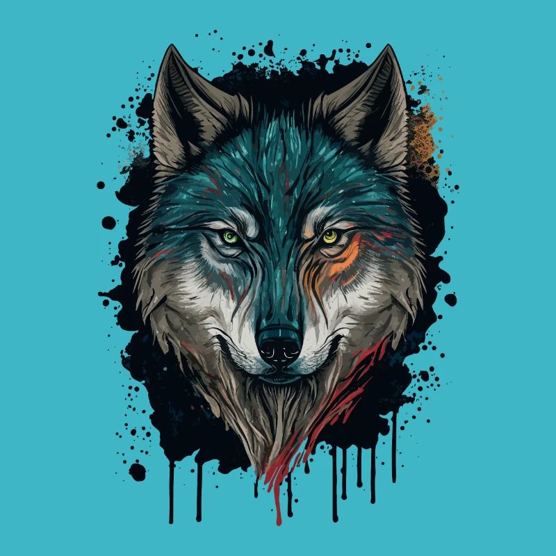 Conception de loups pour tous les amoureux des animaux de la forêt
