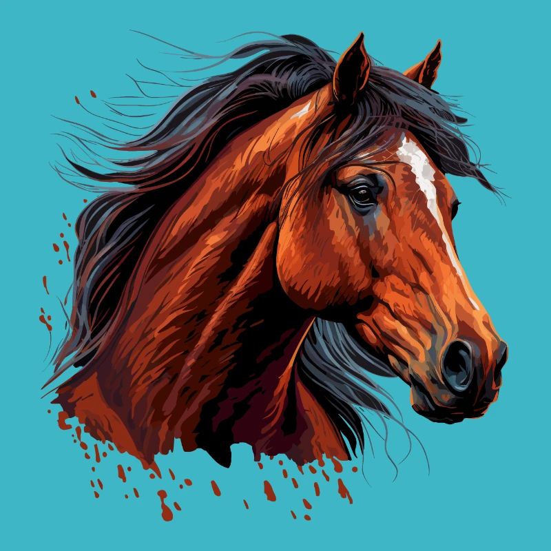 Visage de cheval