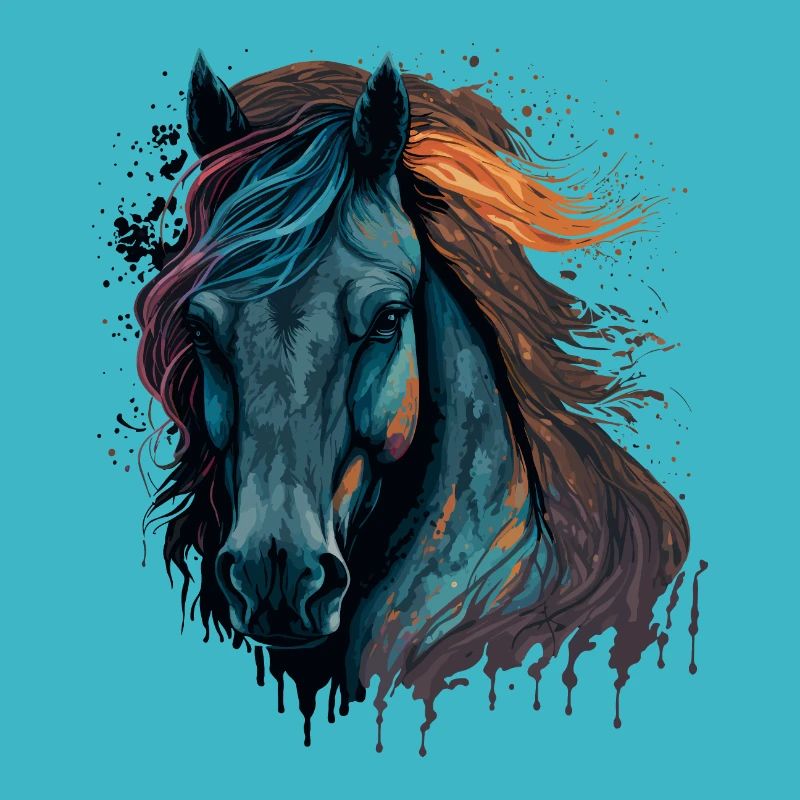 Visage de poney
