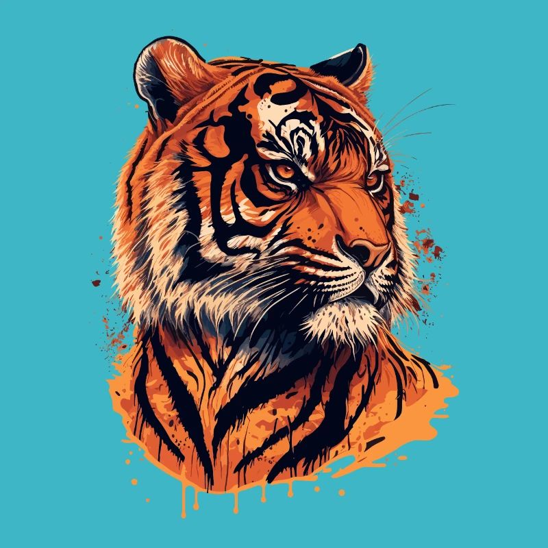 Tiger - Illustration numérique