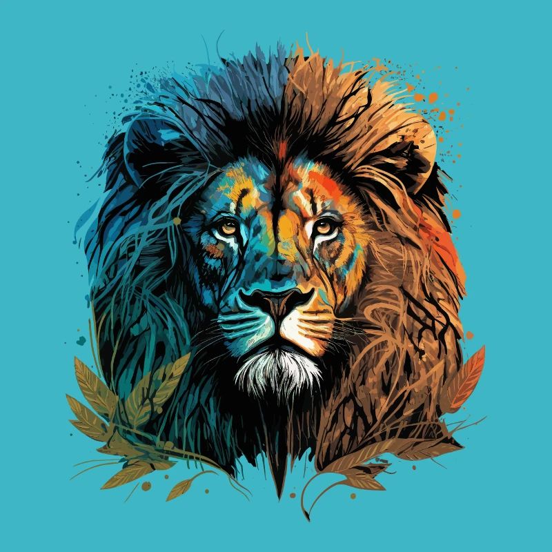 Two Face Lion