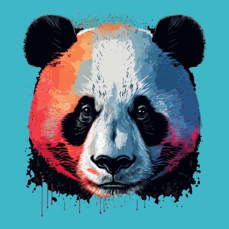 Drapeau de la France Panda