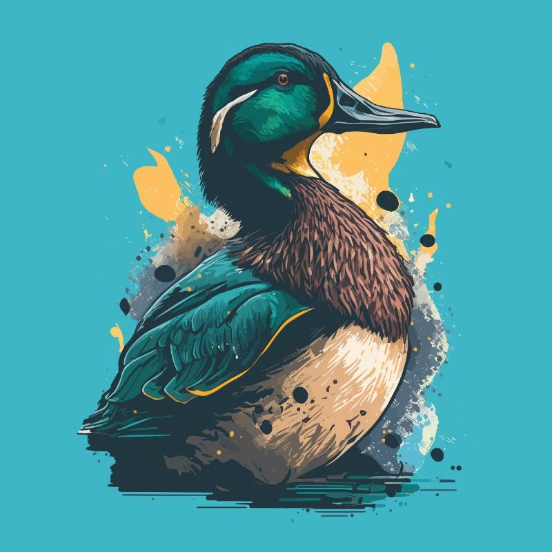 Kunstwerk einer Ente
