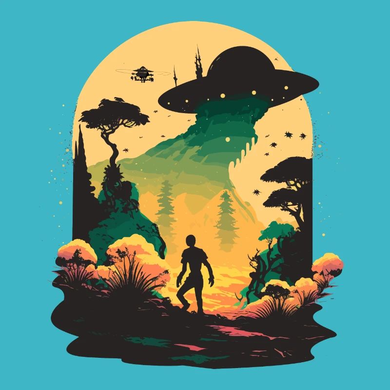 Ufo im Wald