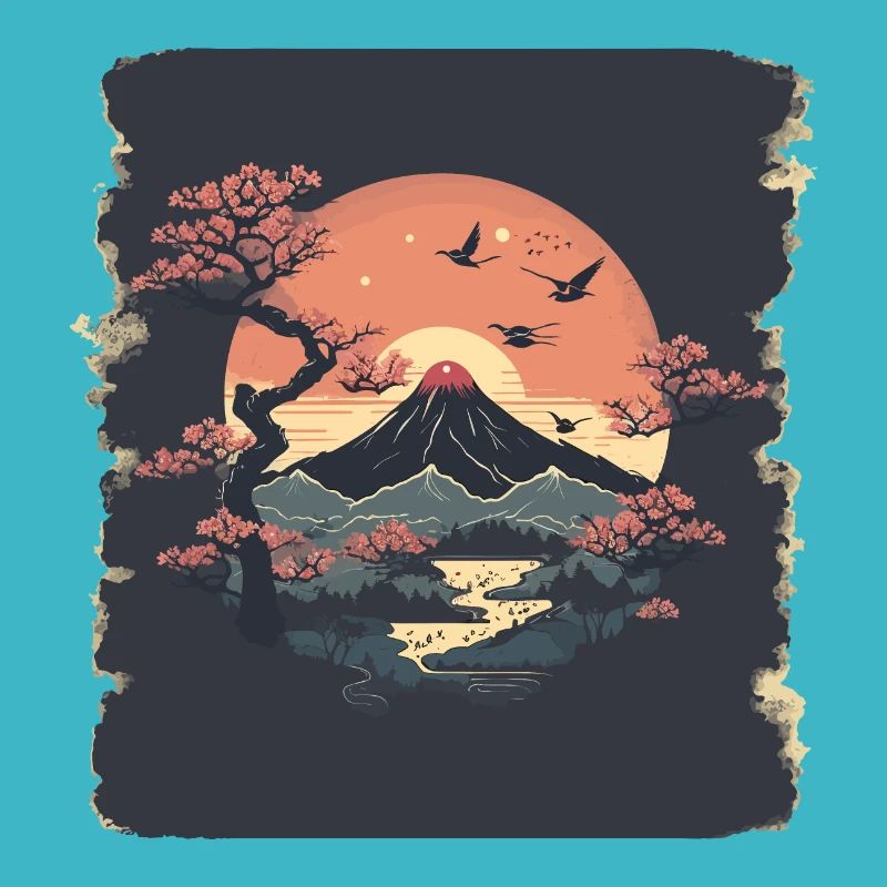 Paysage d’Extrême-Orient