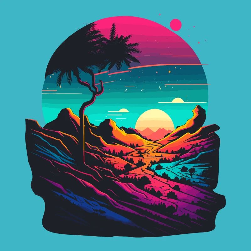 Neon-Kunstwerk