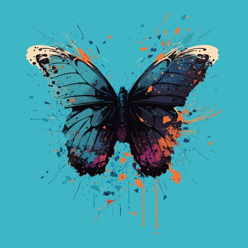 Schmetterling Bunte Flügel
