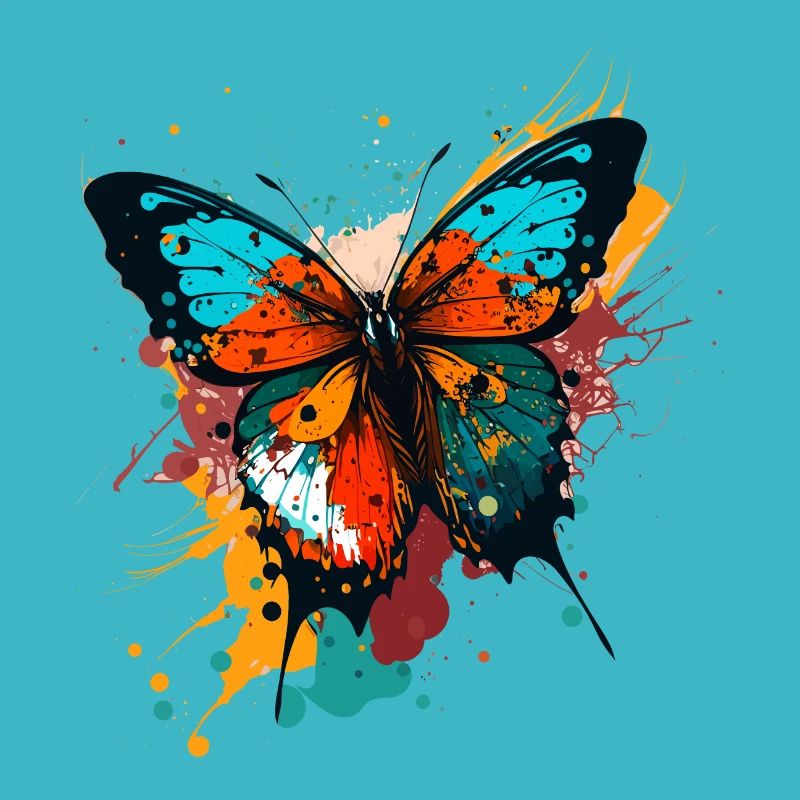 Papillon vibrant