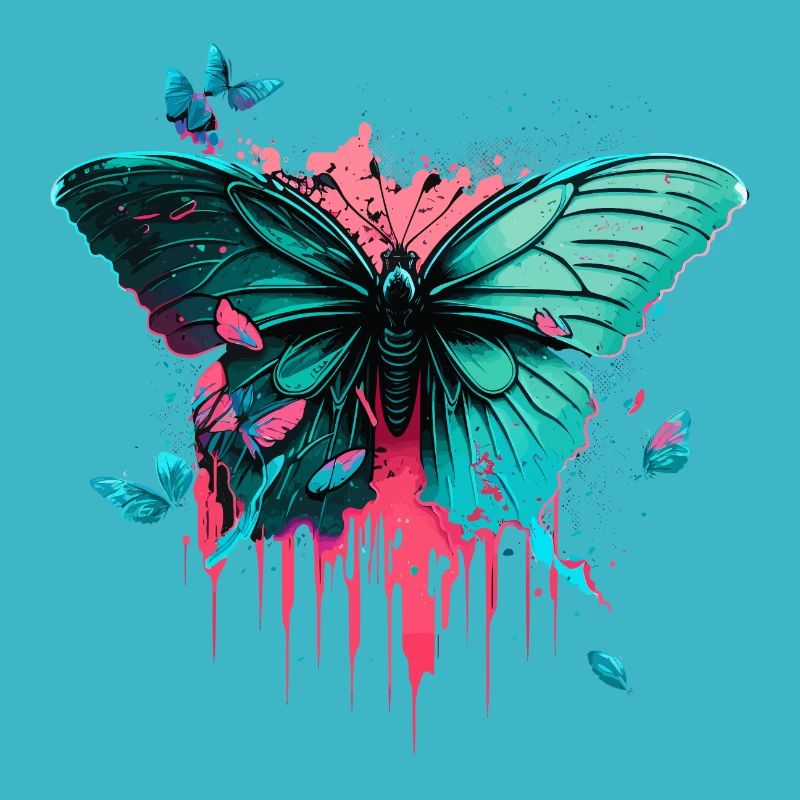 Beauté brillante du papillon