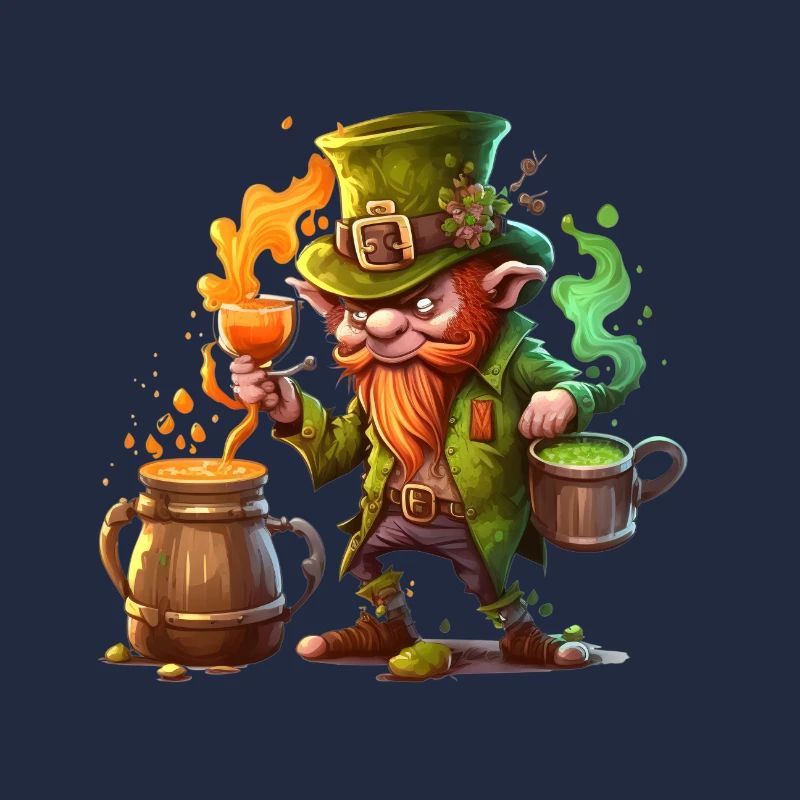 Grinning Leprechaun Goblin