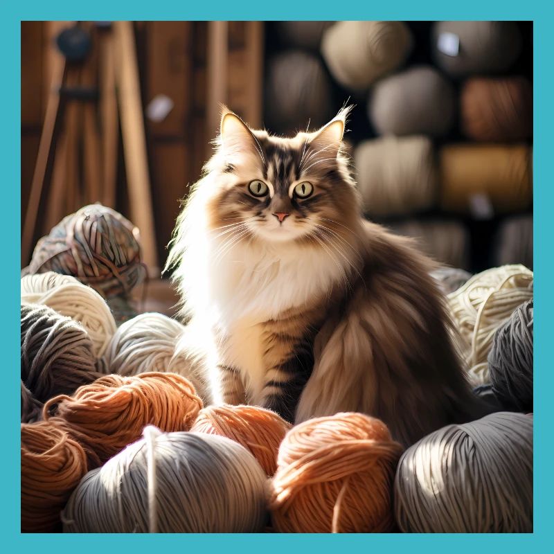 Chat à Yarn Paradise