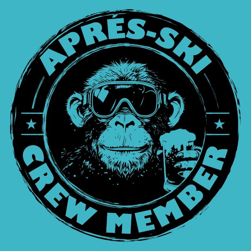 Monkey Après Ski Team Saying