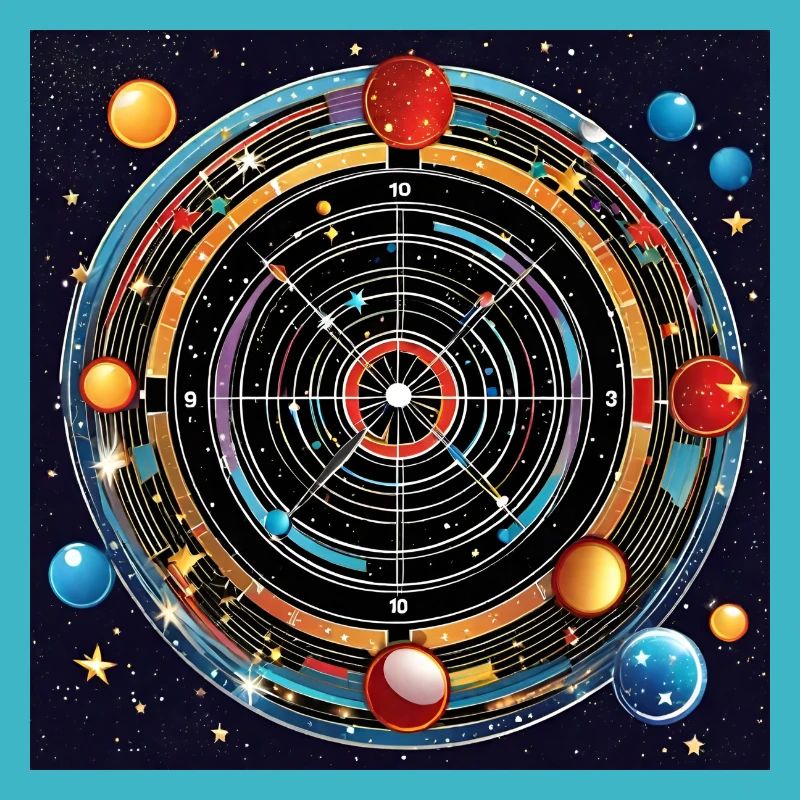 Planetary Precision - Galaxy Dartboard