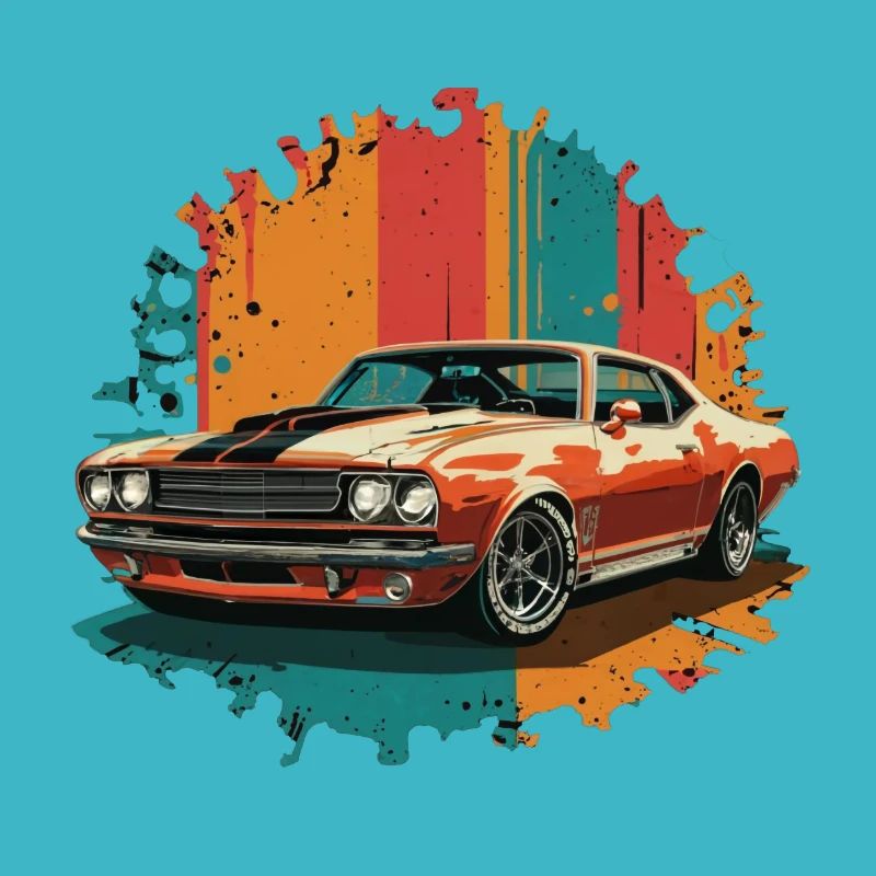 Muscle car rétro 1