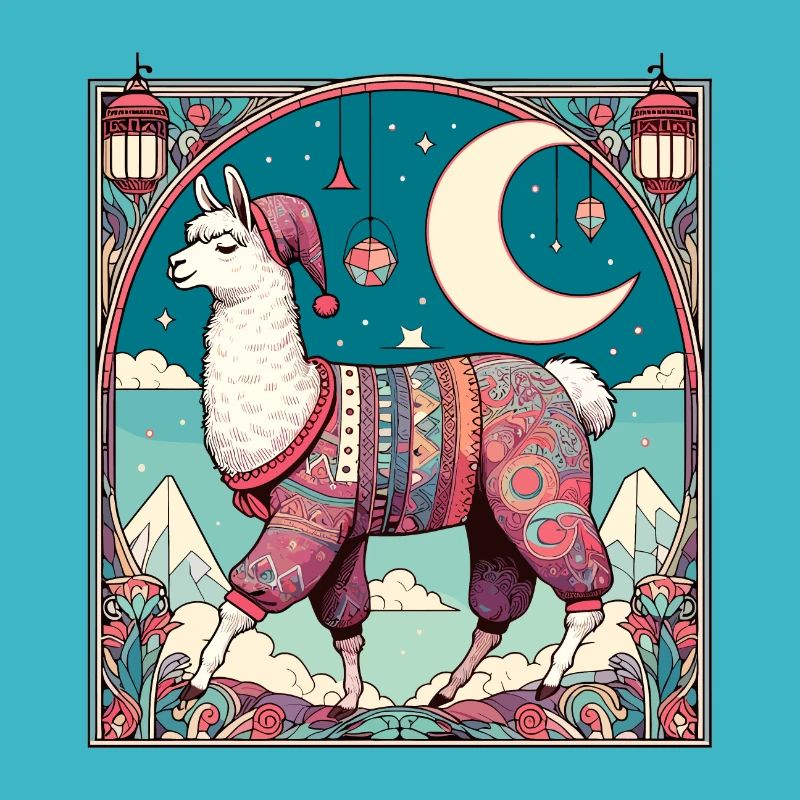 Cadeau de pyjama lama