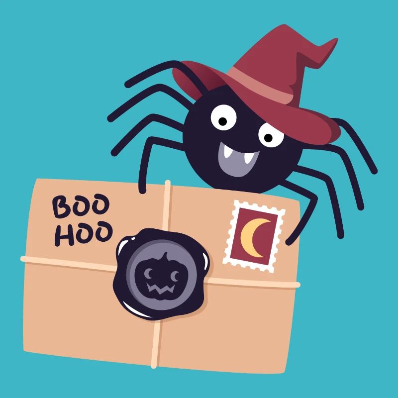 Spider with Letter