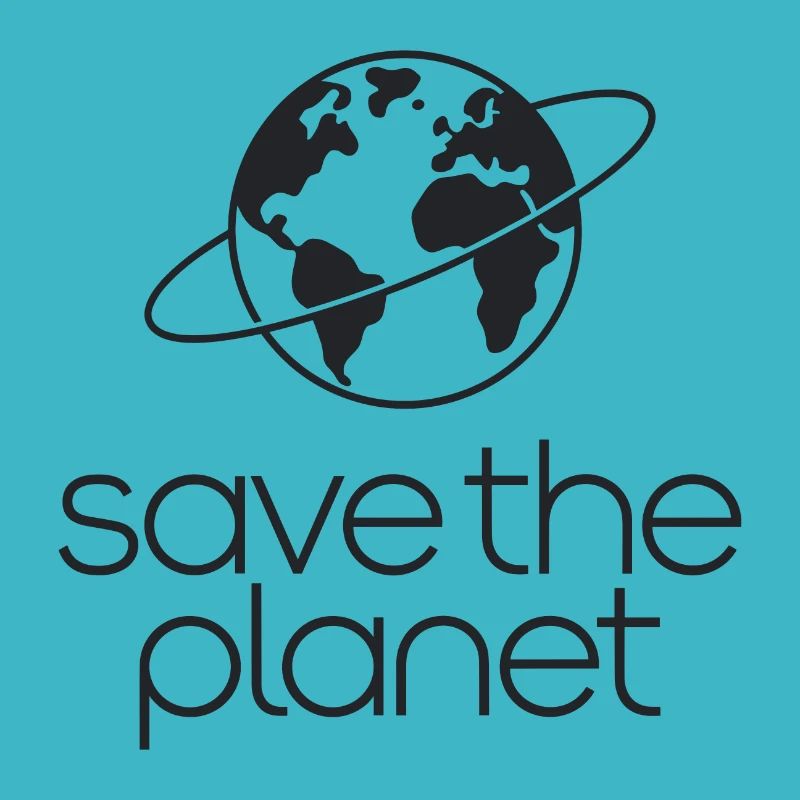 Save the Planet Erde Umweltaktivisten