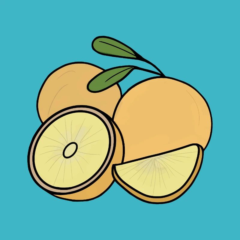 Leckere Frucht Orange