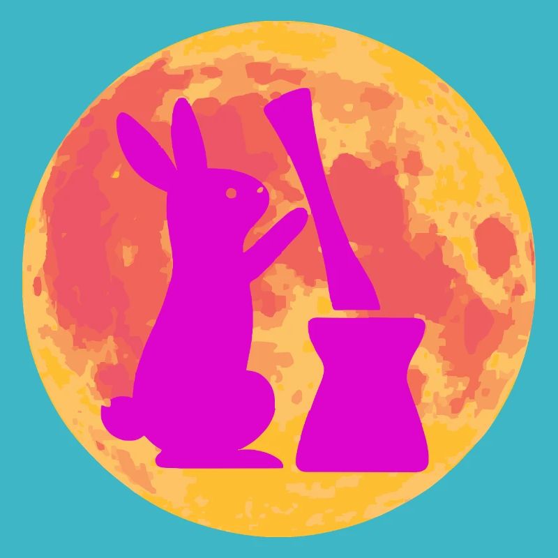 Gâteau de riz Moon Bunny Stomps – Full Moon Design