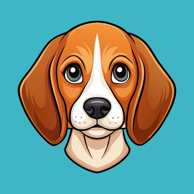 Beagle-Gesicht