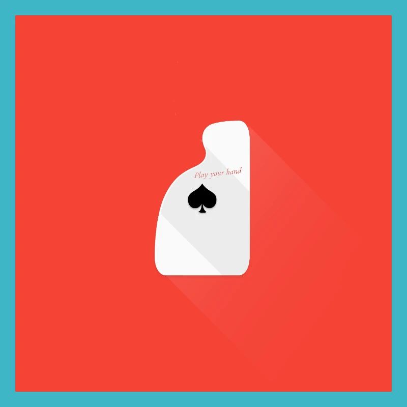 Play your hand – Minimal Card Design