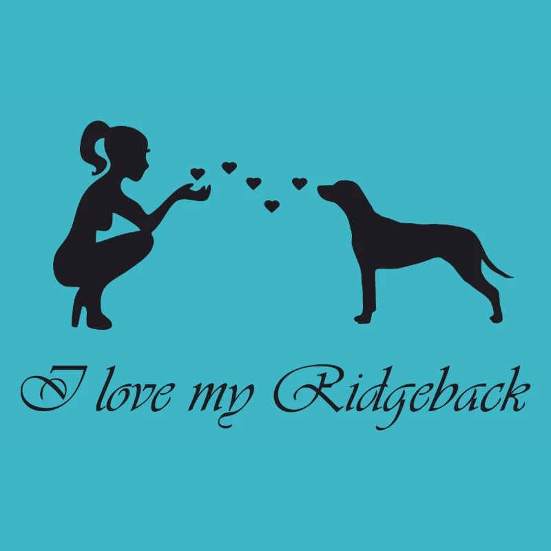 Rhodesian Ridgeback mit Frau