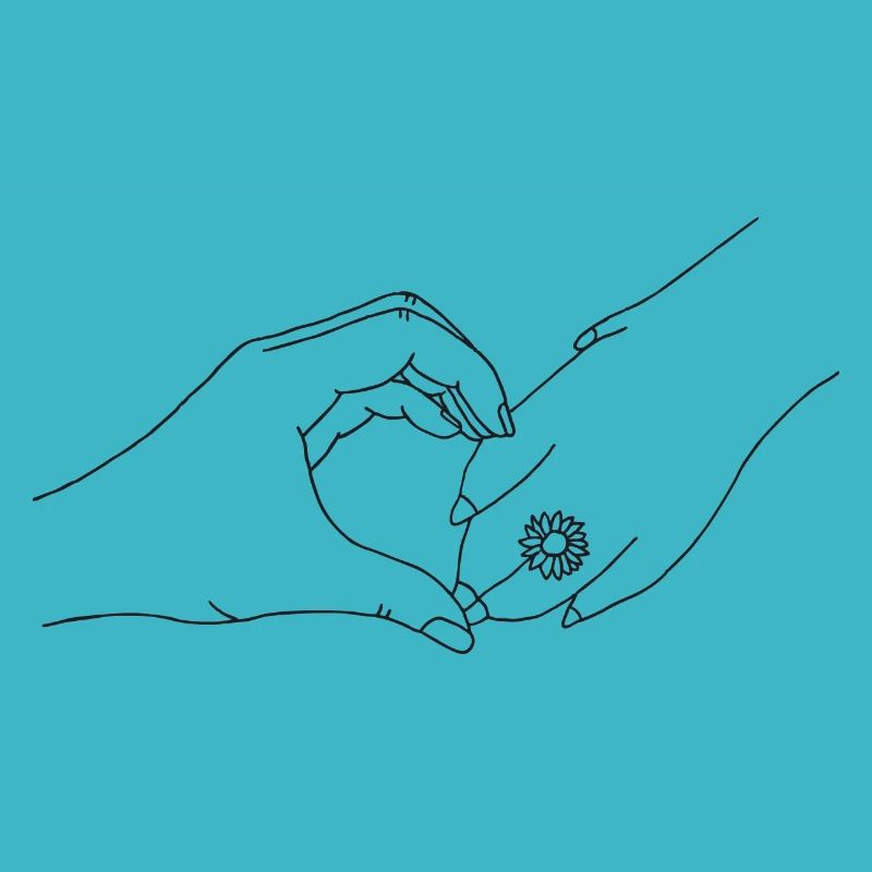 Hand mit Pfote