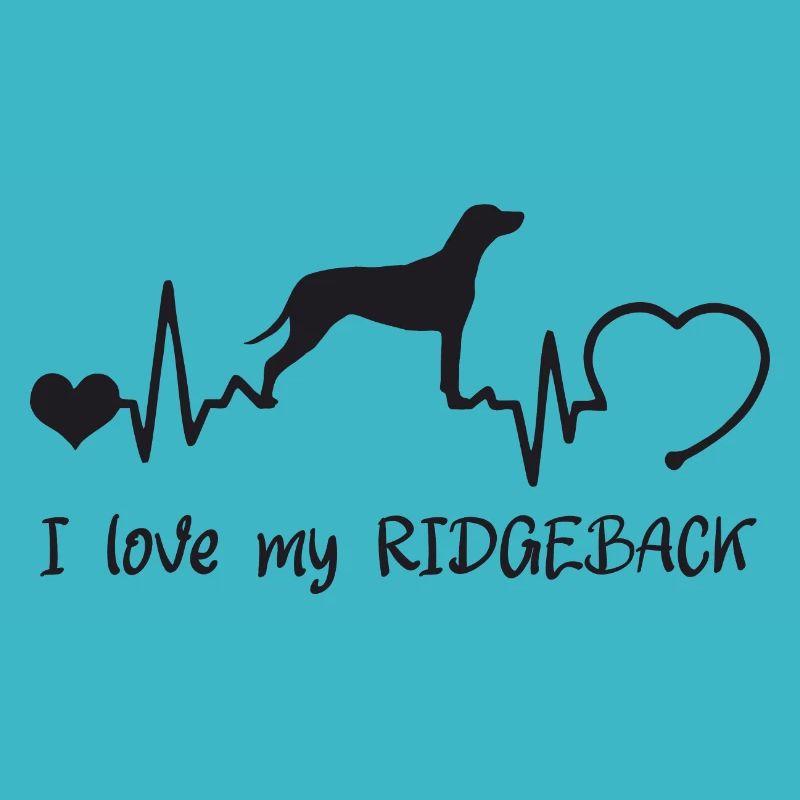 Rhodesian Ridgeback mit Herzschlag