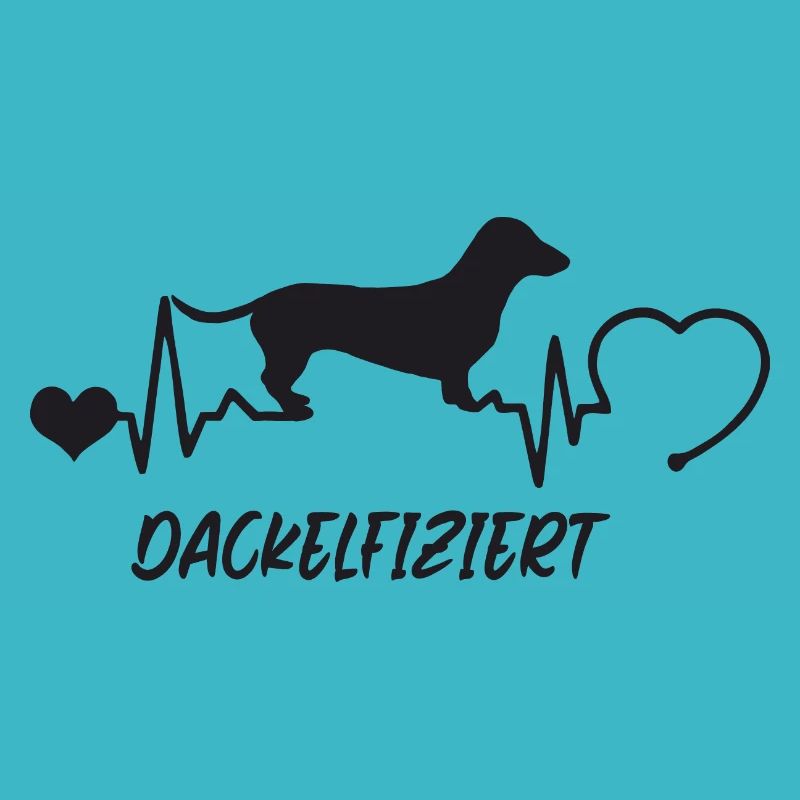Dackel mit Herzschlag