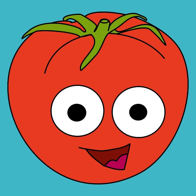 Tomato with face