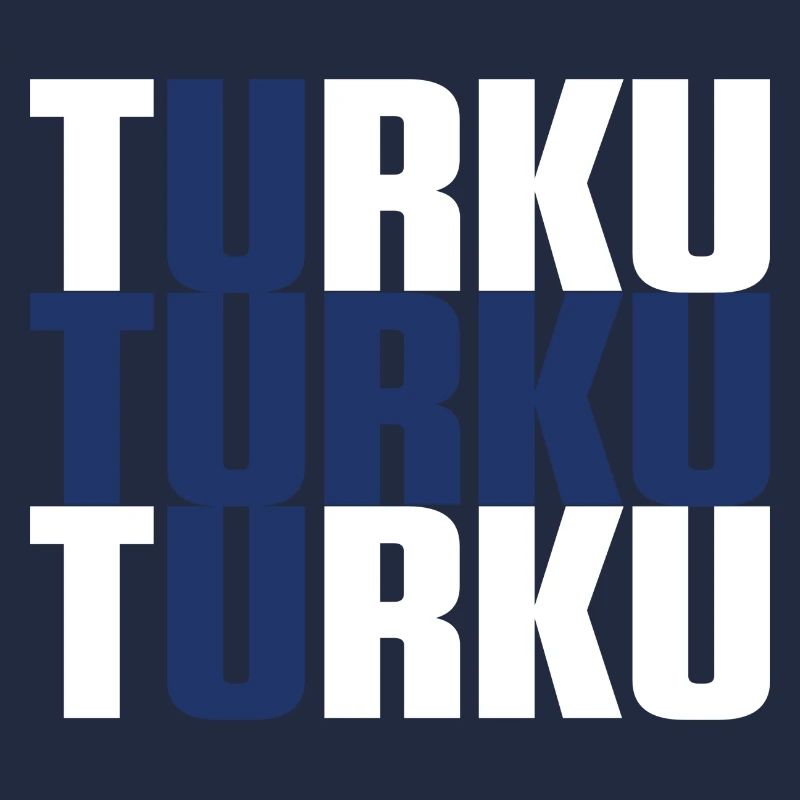 Turku Finlande Drapeau