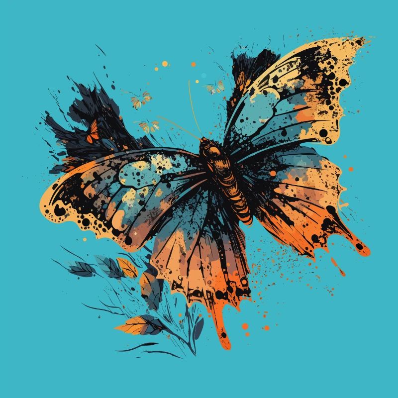 Hübscher Schmetterling