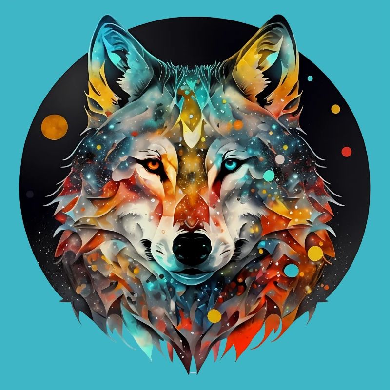 Wolf Mandala mystique