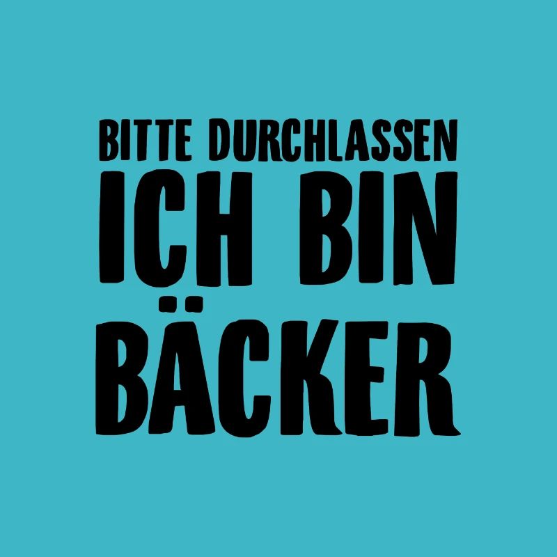 Bäcker | Beruf Ausbildung Bäckerin Azubi Geschenke