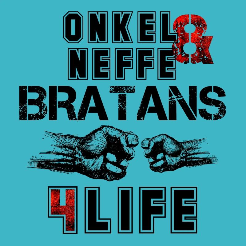 Onkel und Neffe Bratans fürs Leben Geschenk