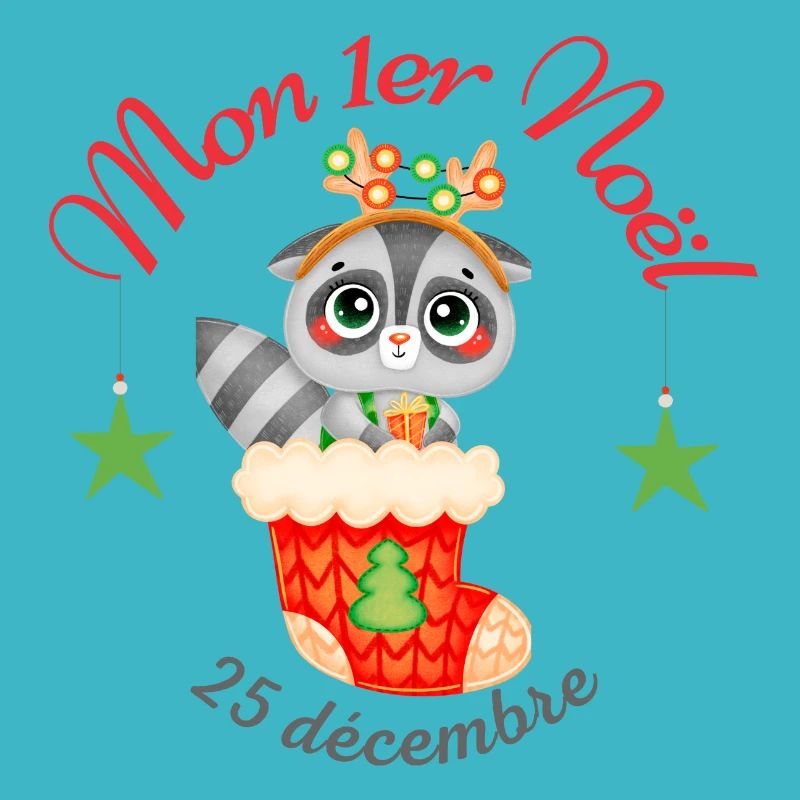 Mon 1er Noël - Raton laveur