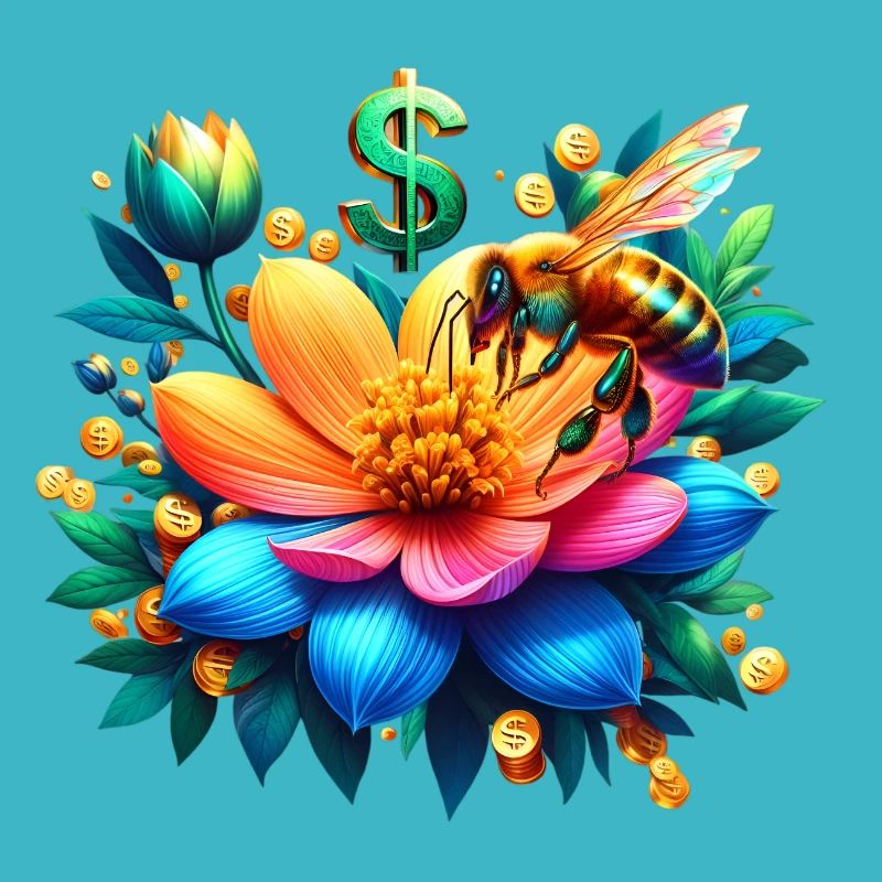 Bee-Money-Magnet 2 : Conception de fleurs de ruche d’abeilles