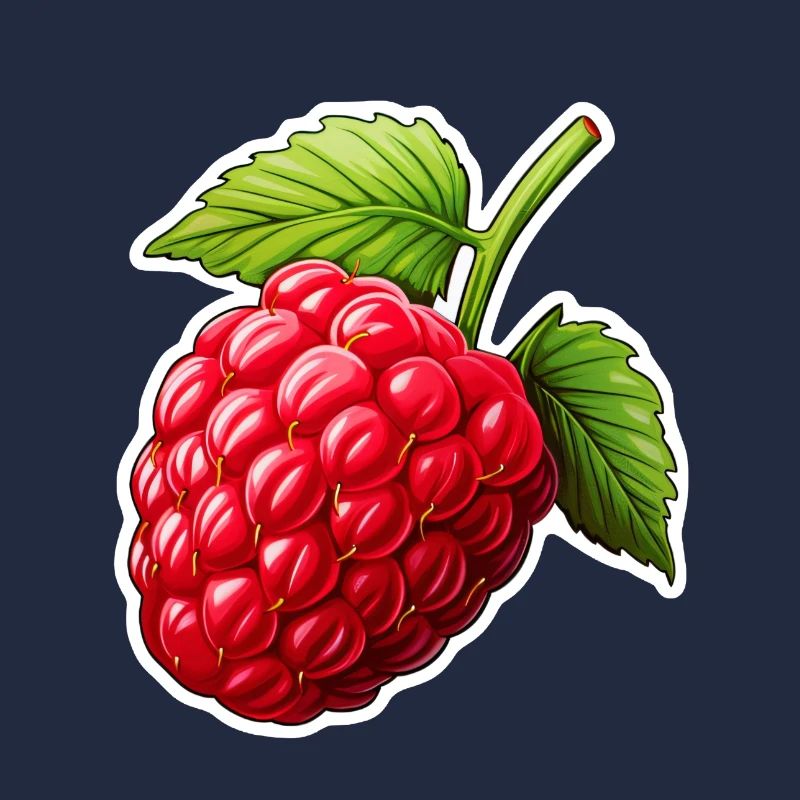 Himbeere einzeln