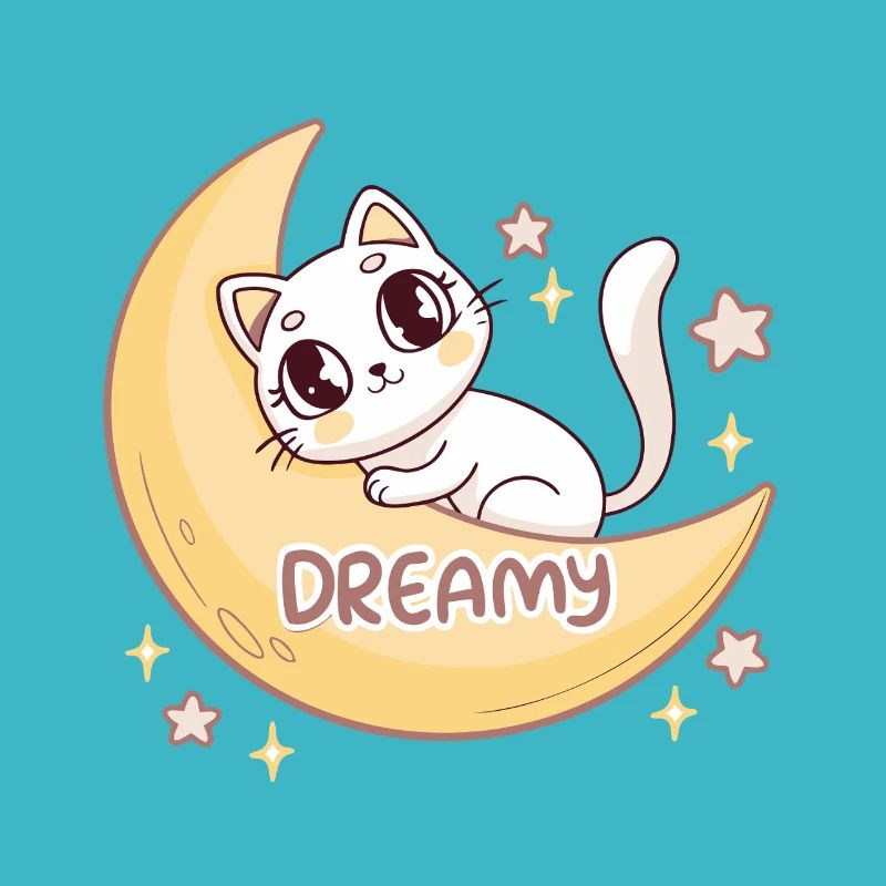 Dreamy Lunar Cat