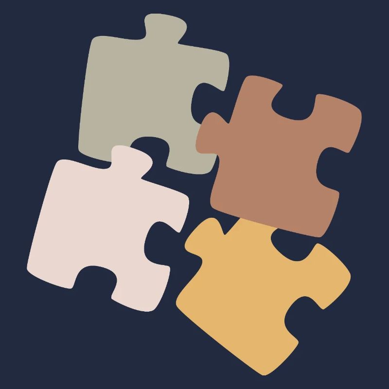 Variété de Patchwork de Puzzles