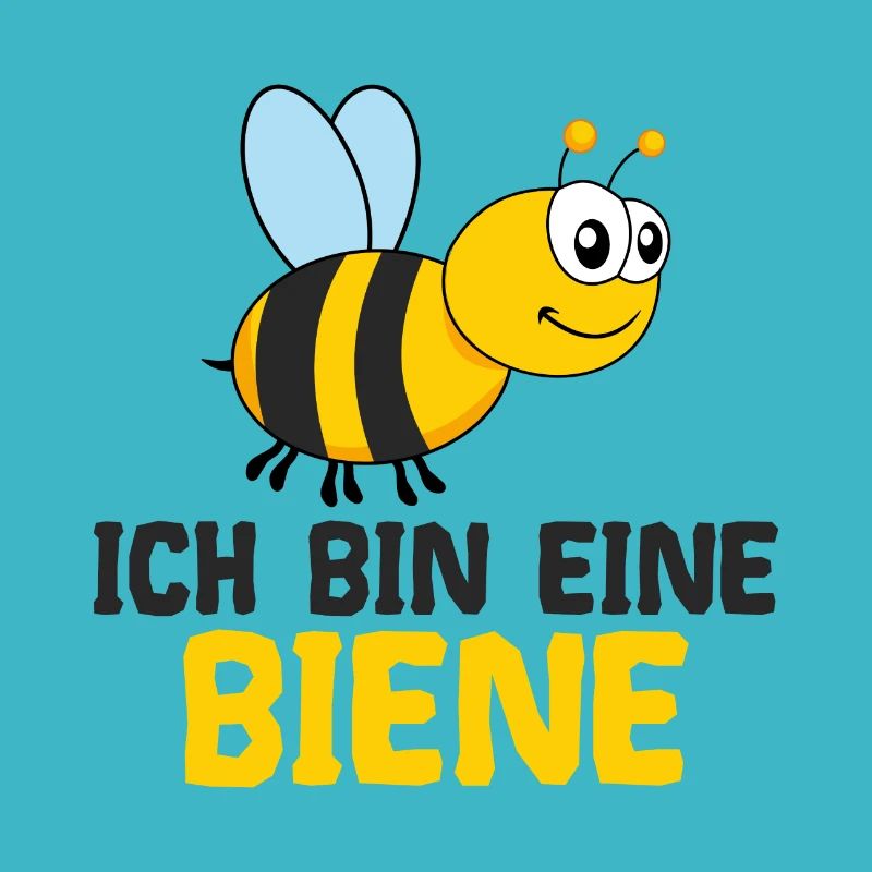 Ich bin eine Biene Kleine Süsse Fliegende Spruch