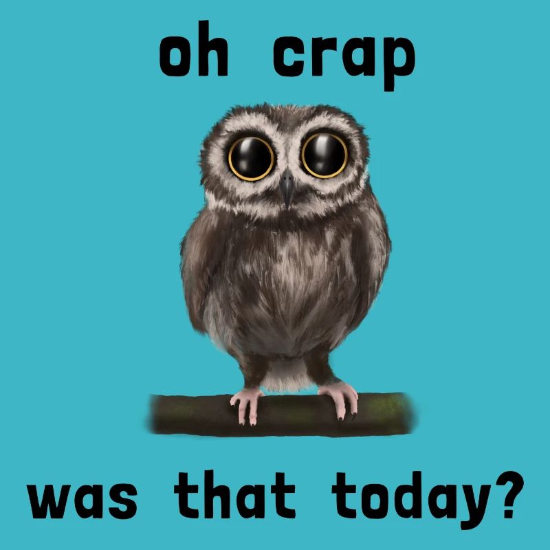 Uhu Eule - forgetful