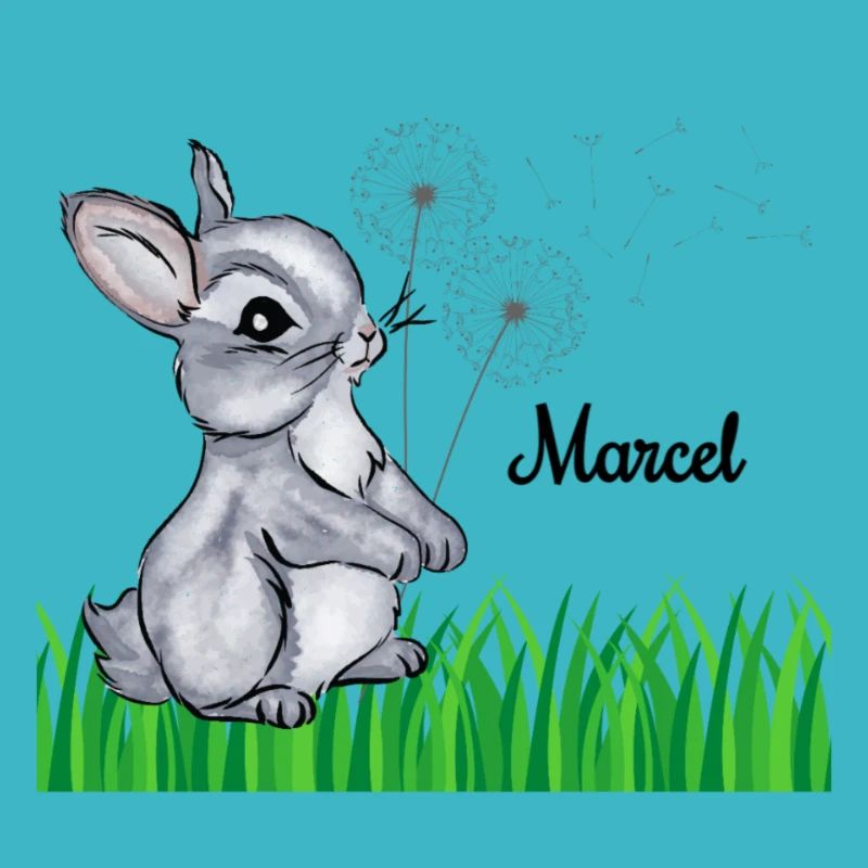 Hase Name Geschenk Marcel