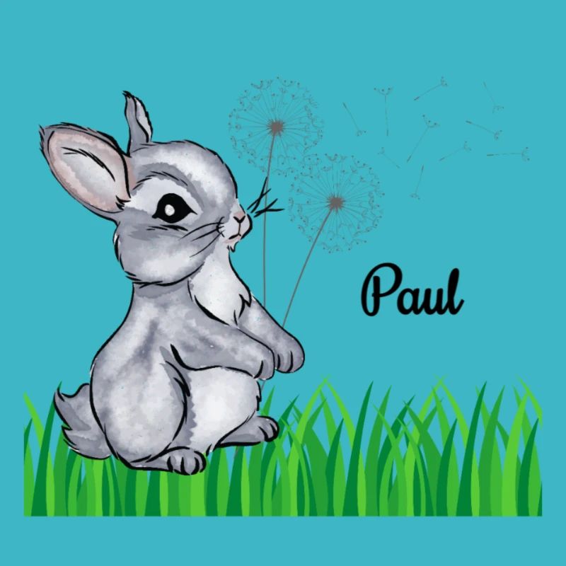 Hase Name Geschenk Paul