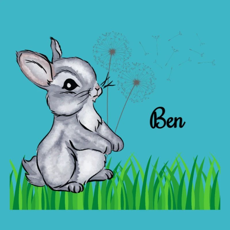 Hase Name Geschenk Ben