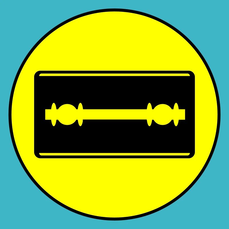 Razor Blade Icon Circle
