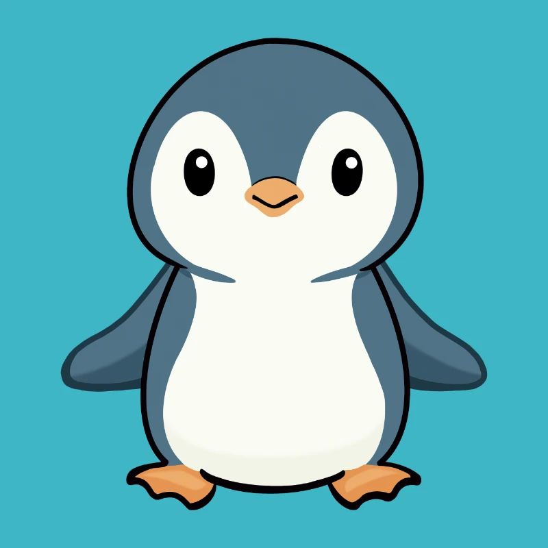 PINGOUIN OISEAU ANTARCTIQUE PÔLE SUD BÉBÉ GLACE DANDINEMENT