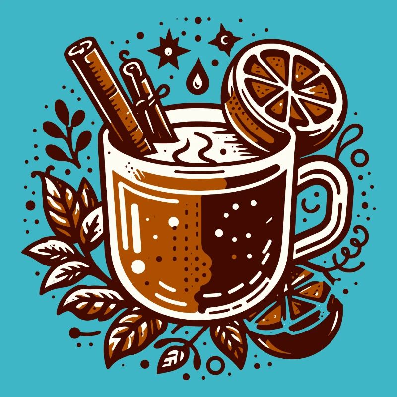 WINTERLICHES HEISSGETRÄNK KAFFEE CAFE TEE RUHEZEIT