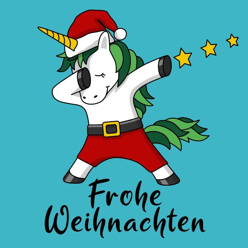 Frohe Weihnachten Einhorn Christmas Geschenk
