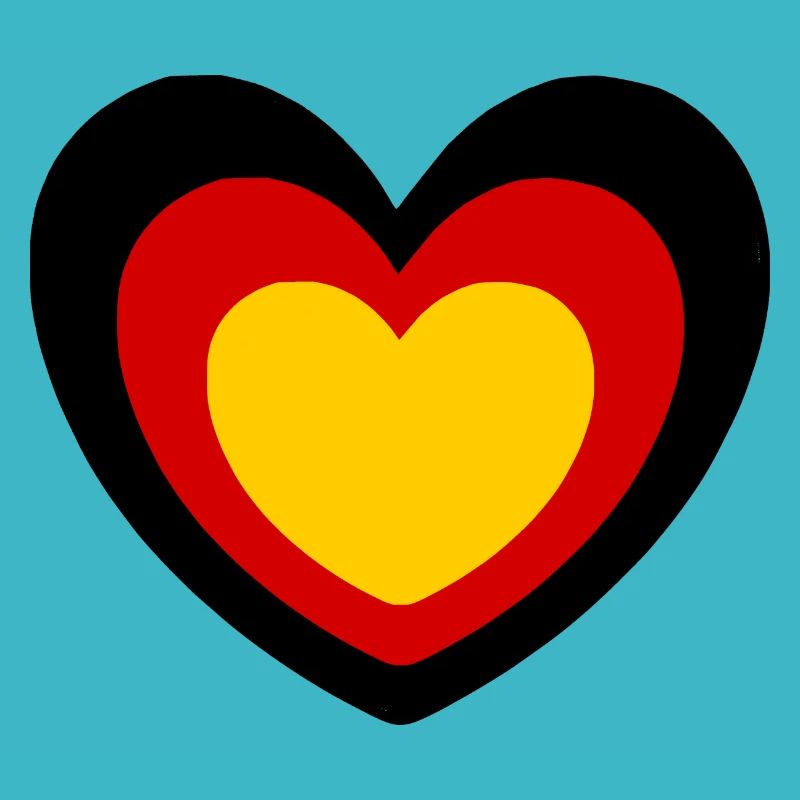 Heart Germany Colors